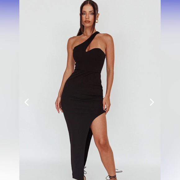 Selfie Leslie - Shooting Stars One-Shoulder Midi Dress - Size M - Never Worn NWT - Picture 2 of 7